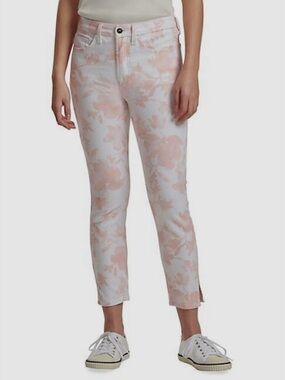 NWT Jen7 by 7 For All Mankind Women’s Size 6 Floral Petite Cropped Skinny Jeans